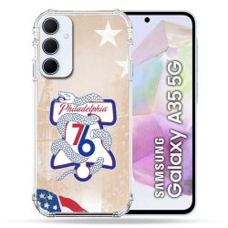 Coque Renforcée Pour Samsung Galaxy A35 5G Basket Philadelphia 76ers