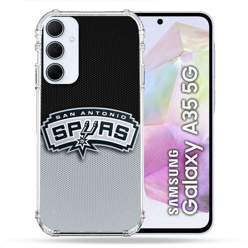 Coque Renforcée Pour Samsung Galaxy A35 5G Basket San Antonio Spurs