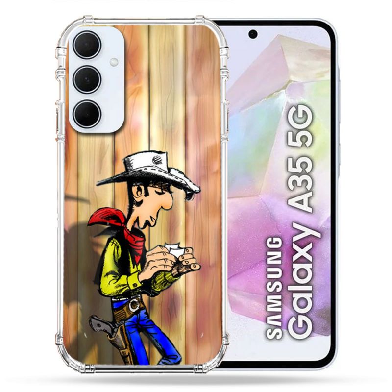 Coque Renforcée Pour Samsung Galaxy A35 5G Lucky Luke