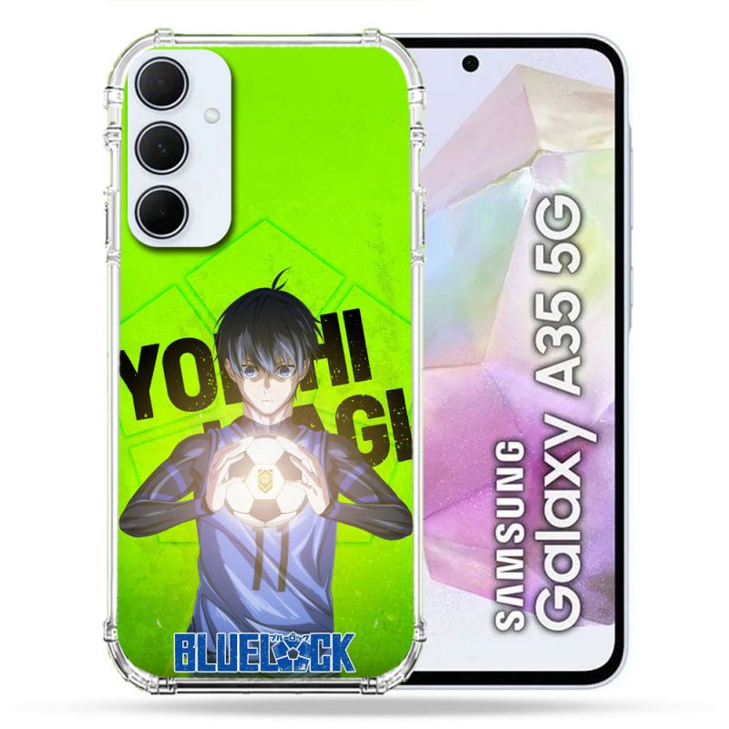 Coque Renforcée Pour Samsung Galaxy A35 5G Manga Blue Lock Yoichi Isagi