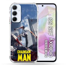 Coque Renforcée Pour Samsung Galaxy A35 5G Manga Chainsaw Man Denji