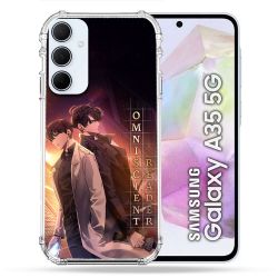 Coque Renforcée Pour Samsung Galaxy A35 5G Manga Lecteur Omniscient Affiche