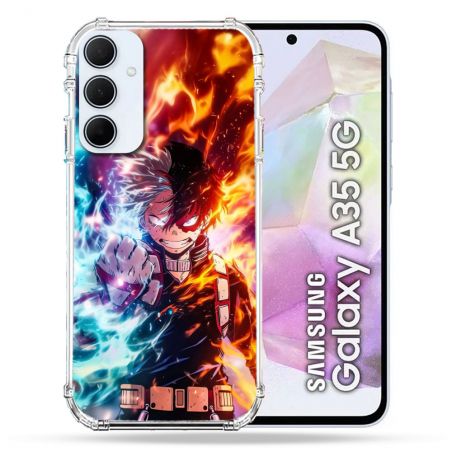 Coque Renforcée Pour Samsung Galaxy A35 5G Manga My Hero Academia Shoto Portrait