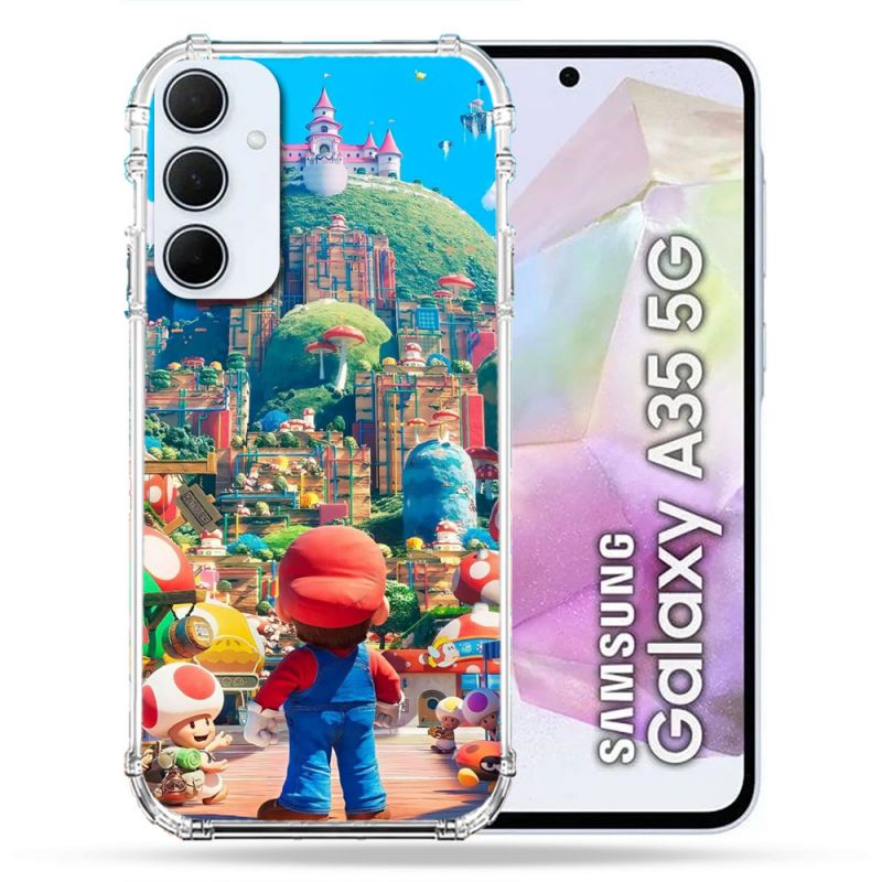 Coque Renforcée Pour Samsung Galaxy A35 5G Nintendo World