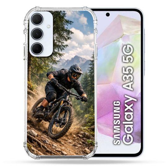 Coque Renforcée Pour Samsung Galaxy A35 5G Sport VTT Montagne