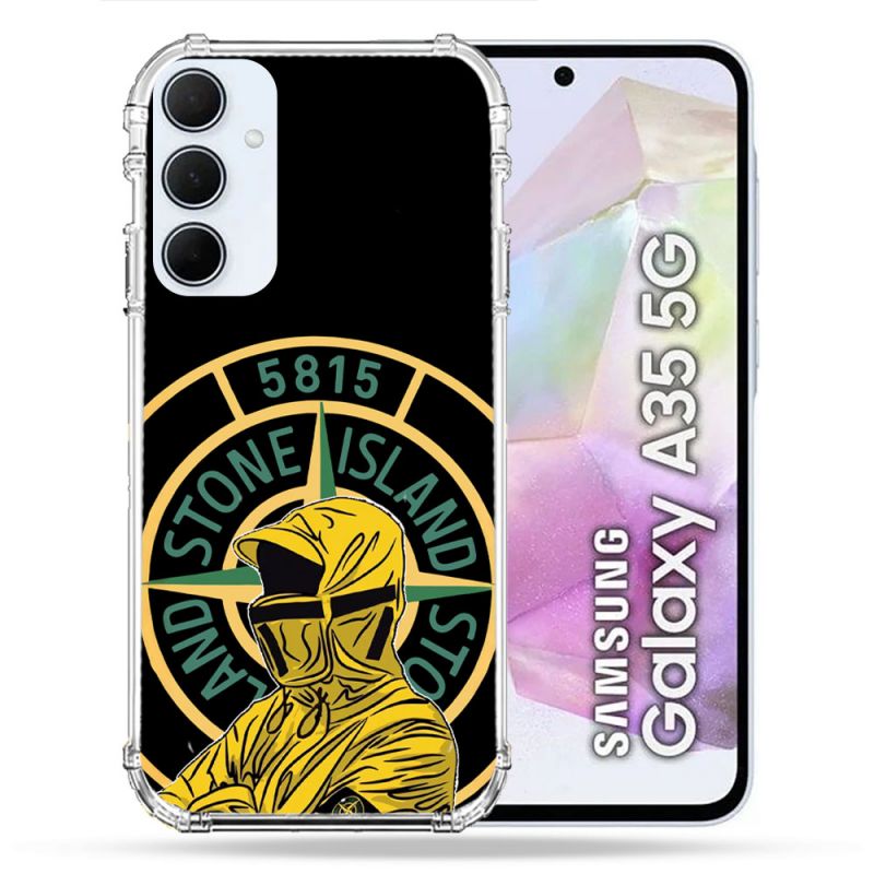 Coque Renforcée Pour Samsung Galaxy A35 5G Stone Island Color
