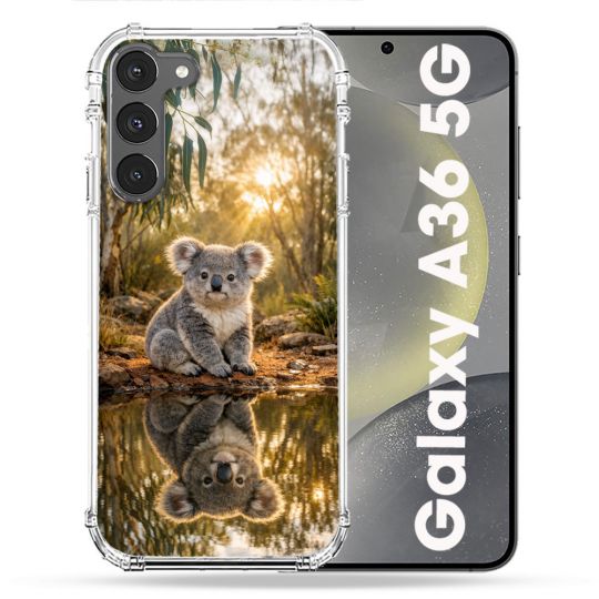 Coque Renforcée Pour Samsung Galaxy A36 5G Animal Koala Reflet