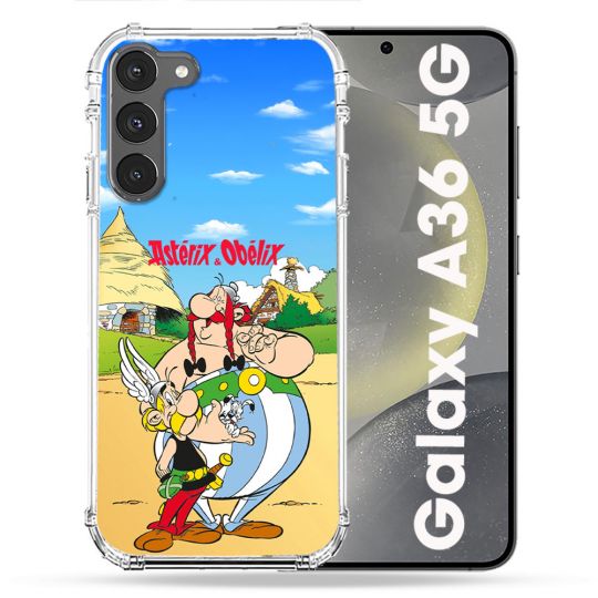 Coque Renforcée Pour Samsung Galaxy A36 5G Astérix Obélix Color
