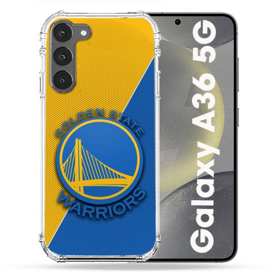 Coque Renforcée Pour Samsung Galaxy A36 5G Basket Golden State Warriors