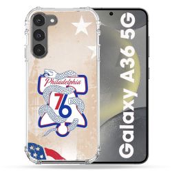 Coque Renforcée Pour Samsung Galaxy A36 5G Basket Philadelphia 76ers