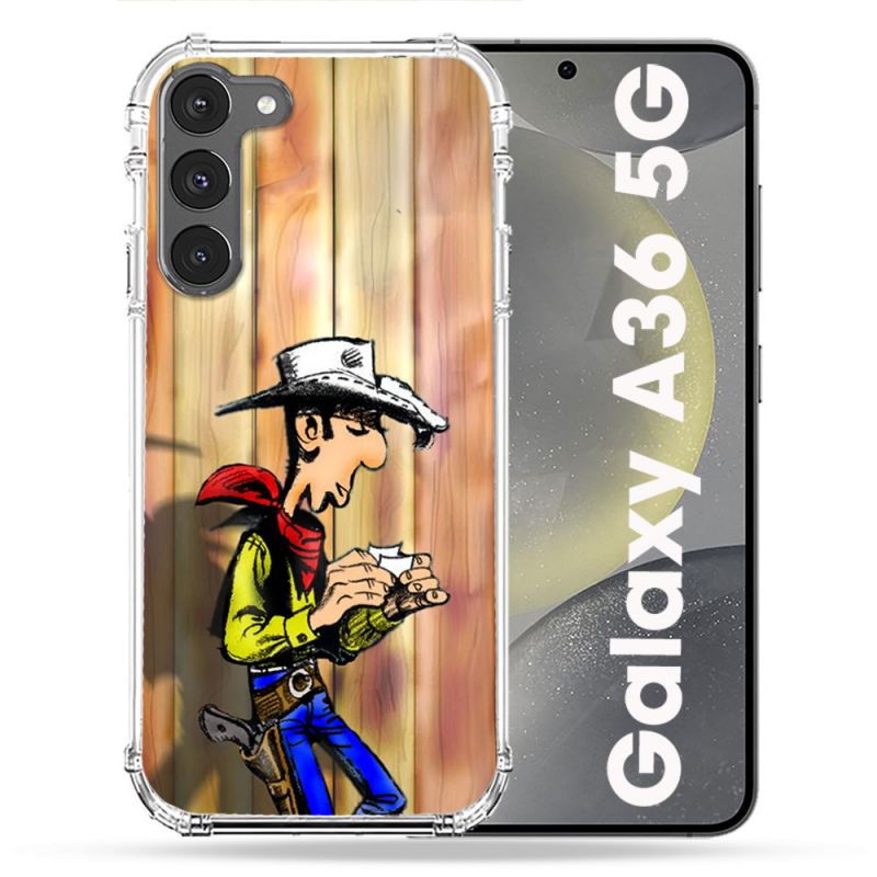 Coque Renforcée Pour Samsung Galaxy A36 5G Lucky Luke