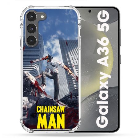 Coque Renforcée Pour Samsung Galaxy A36 5G Manga Chainsaw Man Denji