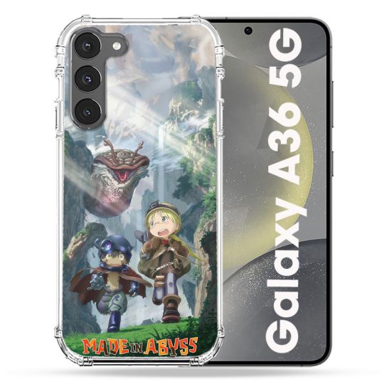 Coque Renforcée Pour Samsung Galaxy A36 5G Manga Made In Abyss Affiche