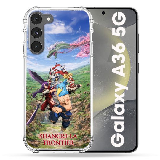 Coque Renforcée Pour Samsung Galaxy A36 5G Manga Shangri La Frontier Affiche
