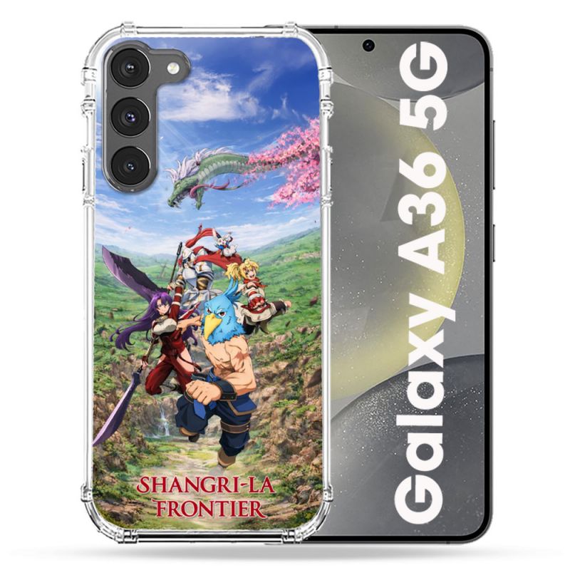 Coque Renforcée Pour Samsung Galaxy A36 5G Manga Shangri La Frontier Affiche