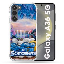 Coque Renforcée Pour Samsung Galaxy A36 5G Schtroumpfs Forêt