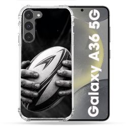 Coque Renforcée Pour Samsung Galaxy A36 5G Sport Rugby Ballon Moderne