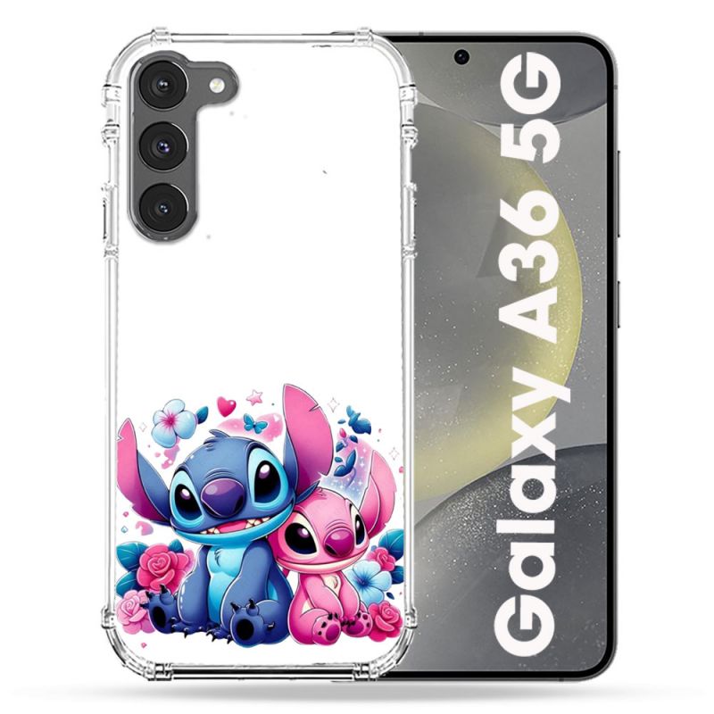 Coque Renforcée Pour Samsung Galaxy A36 5G Stitch Love