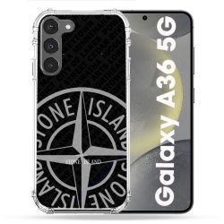 Coque Renforcée Pour Samsung Galaxy A36 5G Stone Island Gris