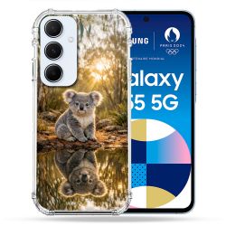 Coque Renforcée Pour Samsung Galaxy A55 5G Animal Koala Reflet