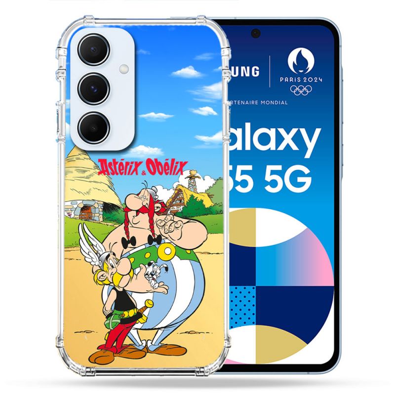 Coque Renforcée Pour Samsung Galaxy A55 5G Astérix Obélix Color