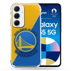 Coque Renforcée Pour Samsung Galaxy A55 5G Basket Golden State Warriors