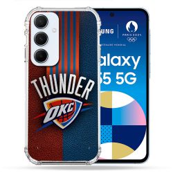 Coque Renforcée Pour Samsung Galaxy A55 5G Basket Oklahoma City Thunder