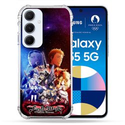 Coque Renforcée Pour Samsung Galaxy A55 5G Manga Black Clover Affiche