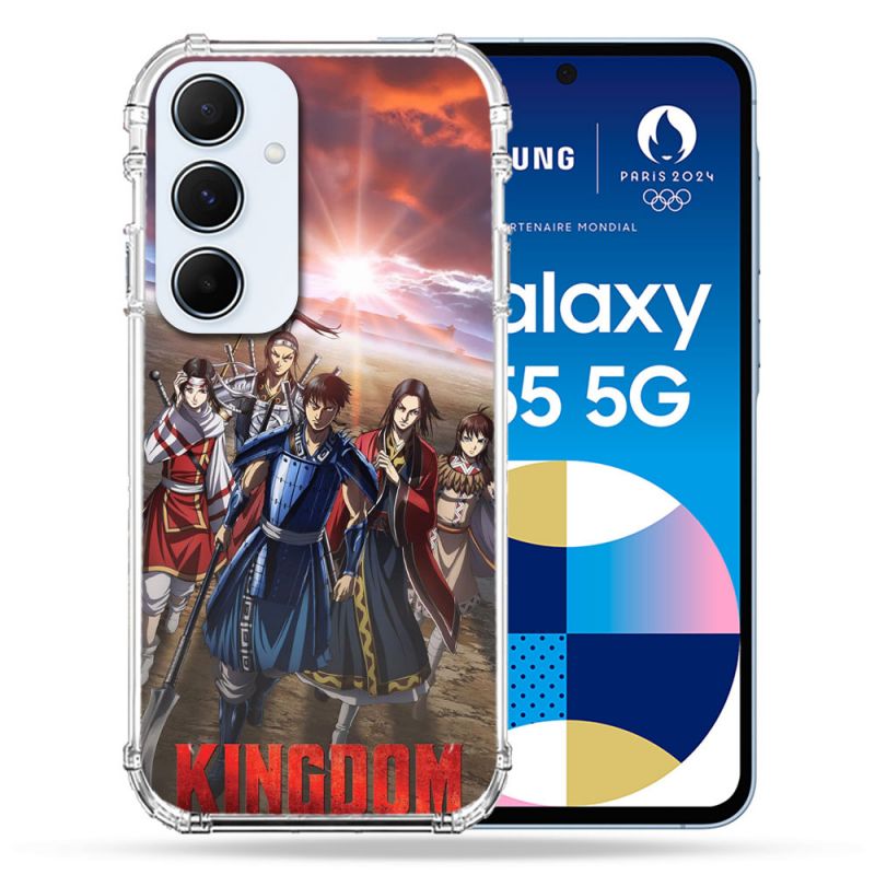 Coque Renforcée Pour Samsung Galaxy A55 5G Manga Kingdom Affiche