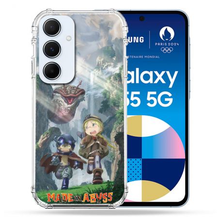 Coque Renforcée Pour Samsung Galaxy A55 5G Manga Made In Abyss Affiche