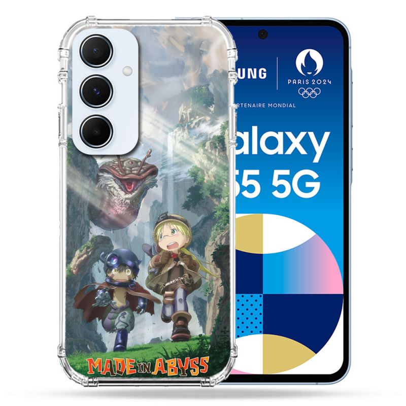 Coque Renforcée Pour Samsung Galaxy A55 5G Manga Made In Abyss Affiche