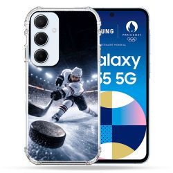 Coque Renforcée Pour Samsung Galaxy A55 5G Sport Hockey sur Glace