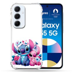Coque Renforcée Pour Samsung Galaxy A55 5G Stitch Love