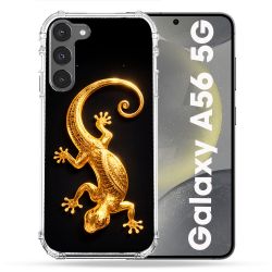 Coque Renforcée Pour Samsung Galaxy A56 5G Animal Lezard Noir 2026