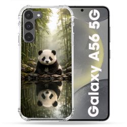 Coque Renforcée Pour Samsung Galaxy A56 5G Animal Panda Reflet