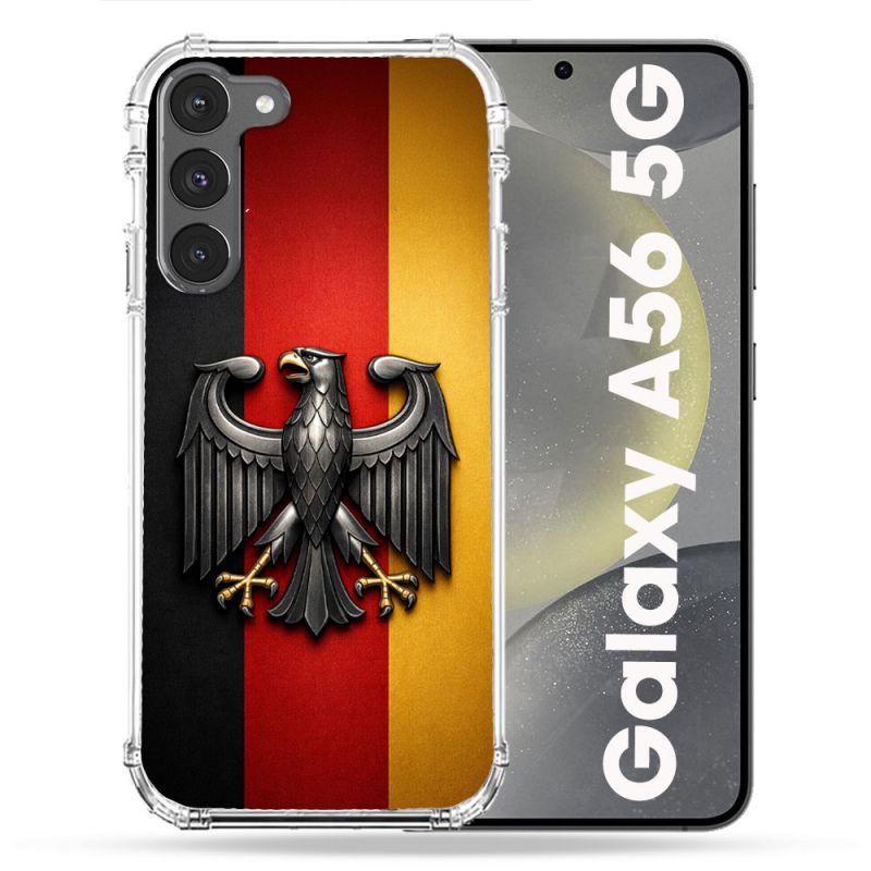 Coque Renforcée Pour Samsung Galaxy A56 5G Voyage Drapeau Allemagne