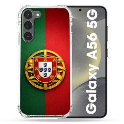 Coque Renforcée Pour Samsung Galaxy A56 5G Voyage Drapeau Portugal
