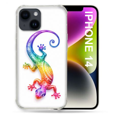 Coque Renforcée Pour Iphone 14 Animal Salamandre Color 2026