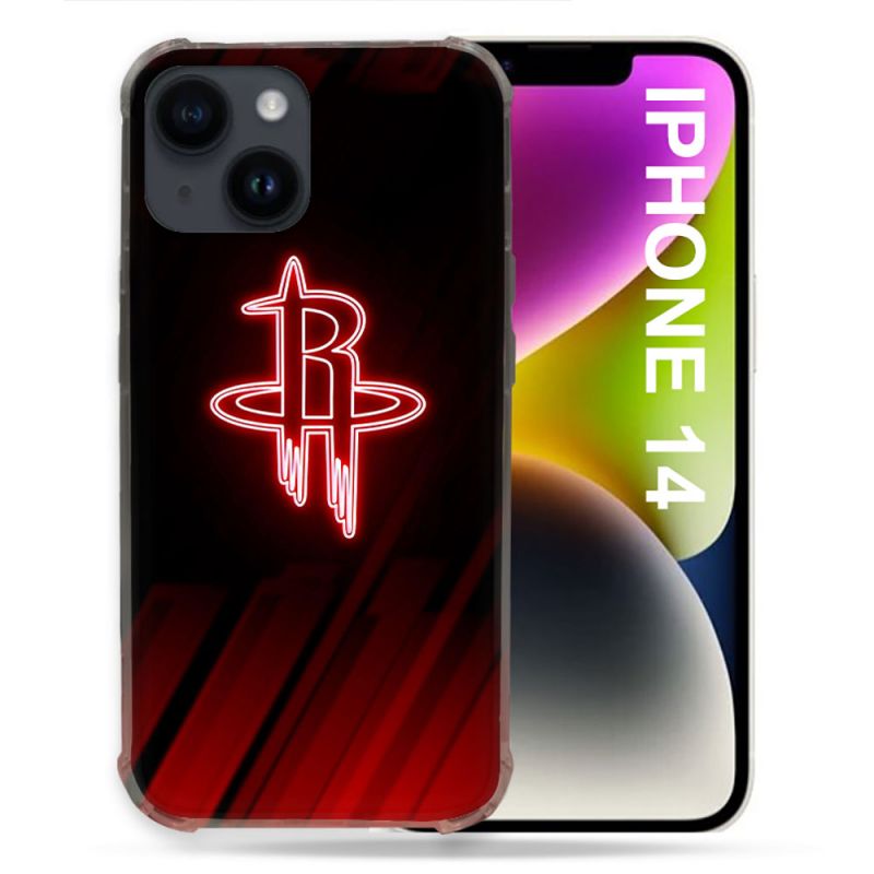 Coque Renforcée Pour Iphone 14 Basket Houston Rockets