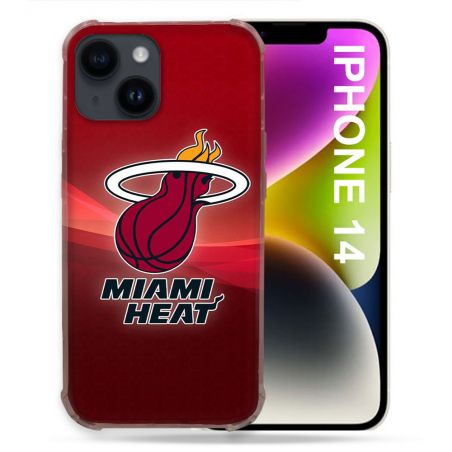 Coque Renforcée Pour Iphone 14 Basket Miami Heat