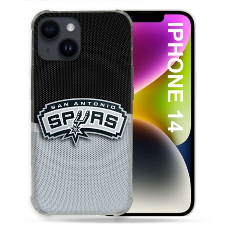 Coque Renforcée Pour Iphone 14 Basket San Antonio Spurs