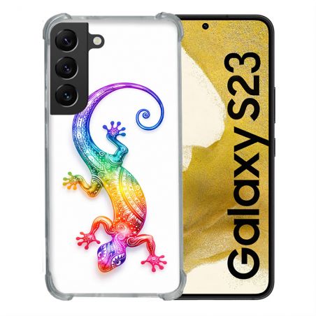Coque Renforcée Pour Samsung Galaxy S23 Animal Salamandre Color 2026
