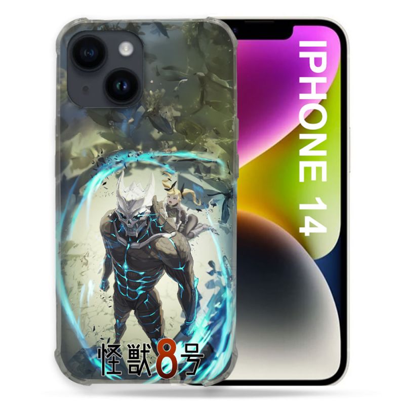 Coque Renforcée Pour Iphone 14 Manga Kaiju N° 8 Kafka Hibino