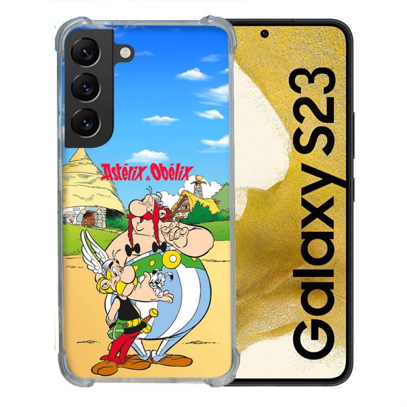 Coque Renforcée Pour Samsung Galaxy S23 Astérix Obélix Color