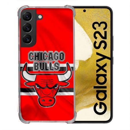 Coque Renforcée Pour Samsung Galaxy S23 Basket Chicago Bulls