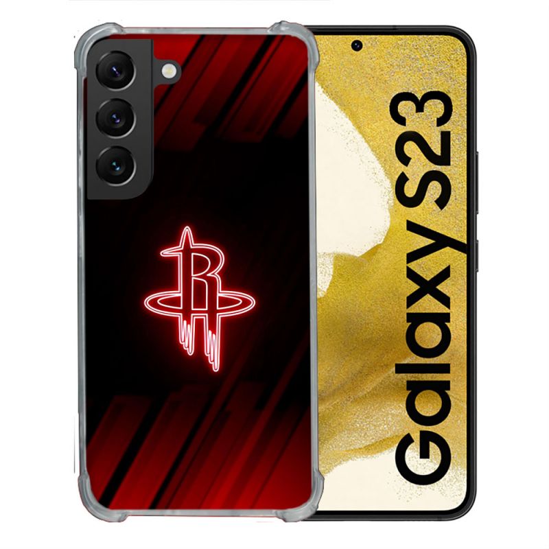 Coque Renforcée Pour Samsung Galaxy S23 Basket Houston Rockets