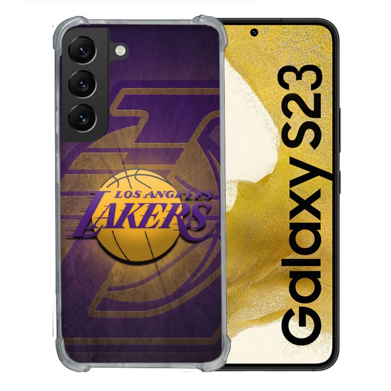 Coque Renforcée Pour Samsung Galaxy S23 Basket Los Angeles Lakers