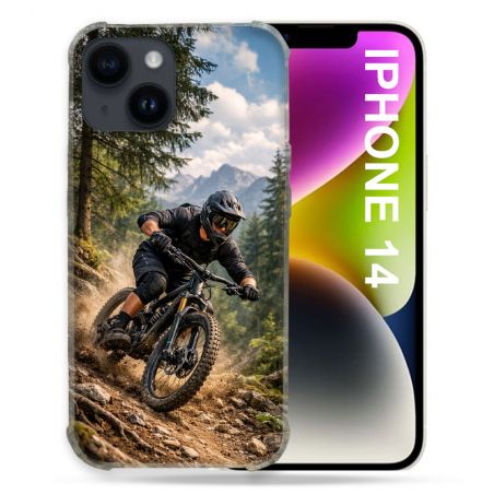 Coque Renforcée Pour Iphone 14 Sport VTT Montagne