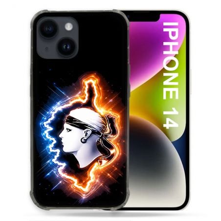 Coque Renforcée Pour Iphone 14 Voyage Corse Brillante