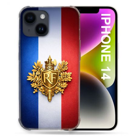 Coque Renforcée Pour Iphone 14 Voyage Drapeau France